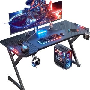 Sleek and Sturdy Gaming Desk